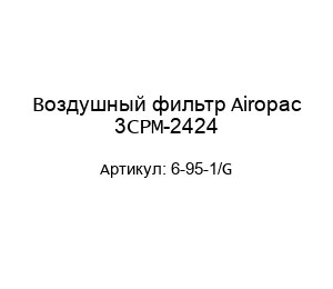 Воздушный фильтр Airopac 3CPM-2424 6-95-1/G