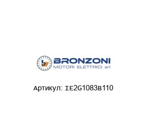 IE2G1083B110 Bronzoni Электродвигатель