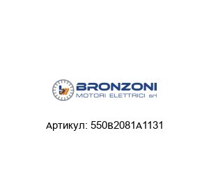 550B2081A1131 Bronzoni Электродвигатель
