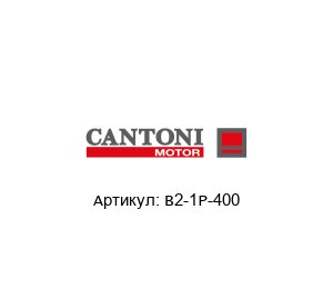 B2-1P-400 Cantoni Motor Выпрямитель