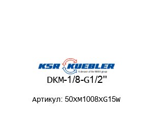 DKM-1/8-G1/2'' 50XM1008XG15W KSR Kuebler (Brand of WIKA Group) Ротаметр
