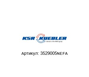 3529005NEFA KSR Kuebler (Brand of WIKA Group) Уплотнитель
