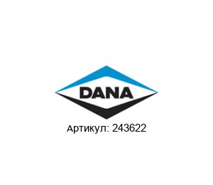 243622 DANA Spicer Фильтр