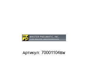 70001104BW MASTER PNEUMATIC Клапан