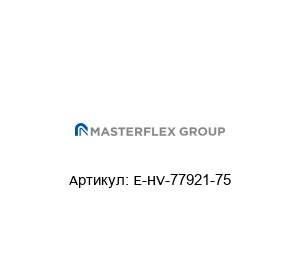 E-HV-77921-75 Masterflex Насос