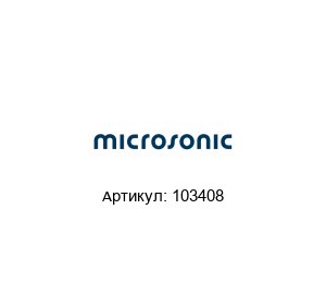 103408 Microsonic