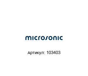 103403 Microsonic