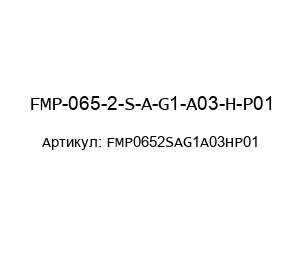 FMP-065-2-S-A-G1-A03-H-P01 FMP0652SAG1A03HP01 MP Filtri Фильтр