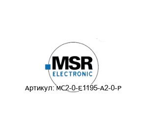 MC2-0-E1195-A2-0-P MSR-Electronic (Gaswarnsysteme) Датчик