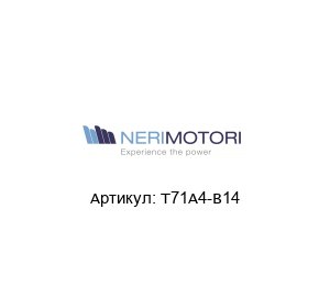 T71A4-B14 Neri Motori Двигатель