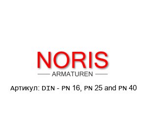 DIN - PN 16, PN 25 and PN 40 Noris Armaturen Фланцевое соединение