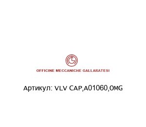 VLV CAP,A01060,OMG Officine Meccaniche Gallaratesi (OMG) Крышка клапана