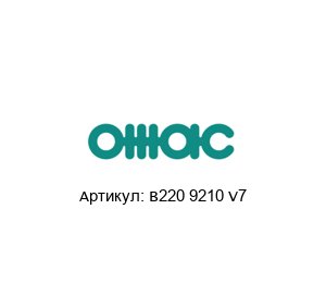 B220 9210 V7 OMAC Кулачковый насос