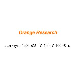 1504DGS-1C-4.5B-C 100PSID orange research Манометр