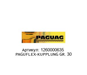 1260000635  PAGUFLEX-KUPPLUNG GR. 30 Paguflex