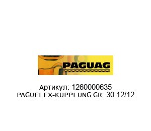1260000635 PAGUFLEX-KUPPLUNG GR. 30 12/12 Paguflex