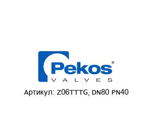 Z06TTTG, DN80 PN40 Pekos Valves Антистатическое устройство