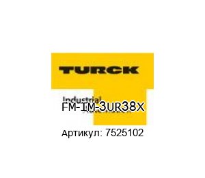FM-IM-3UR38X 7525102 Turck Датчик
