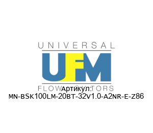 MN-BSK100LM-20BT-32V1.0-A2NR-E-Z86 UFM - Universal Flow Monitors Расходомер