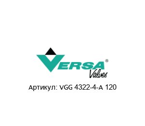 VGG 4322-4-A 120 Versa Valves