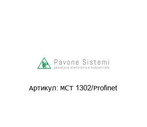 MCT 1302/Profinet Pavone Sistemi Индикатор веса