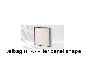 Delbag HEPA Filter panel shape - GEA, высокоэффективный фильтр